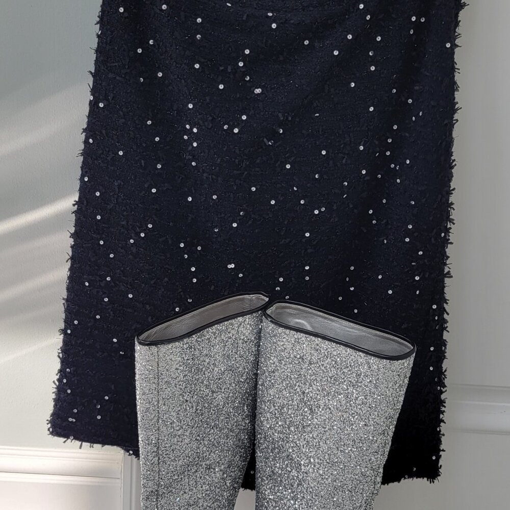 Chanel knee high glitter boots (2017) - Picture 11 of 12